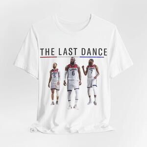 Lebron James Steph Curry Durant Last Dance Team Usa Shirt Olympic Basketball